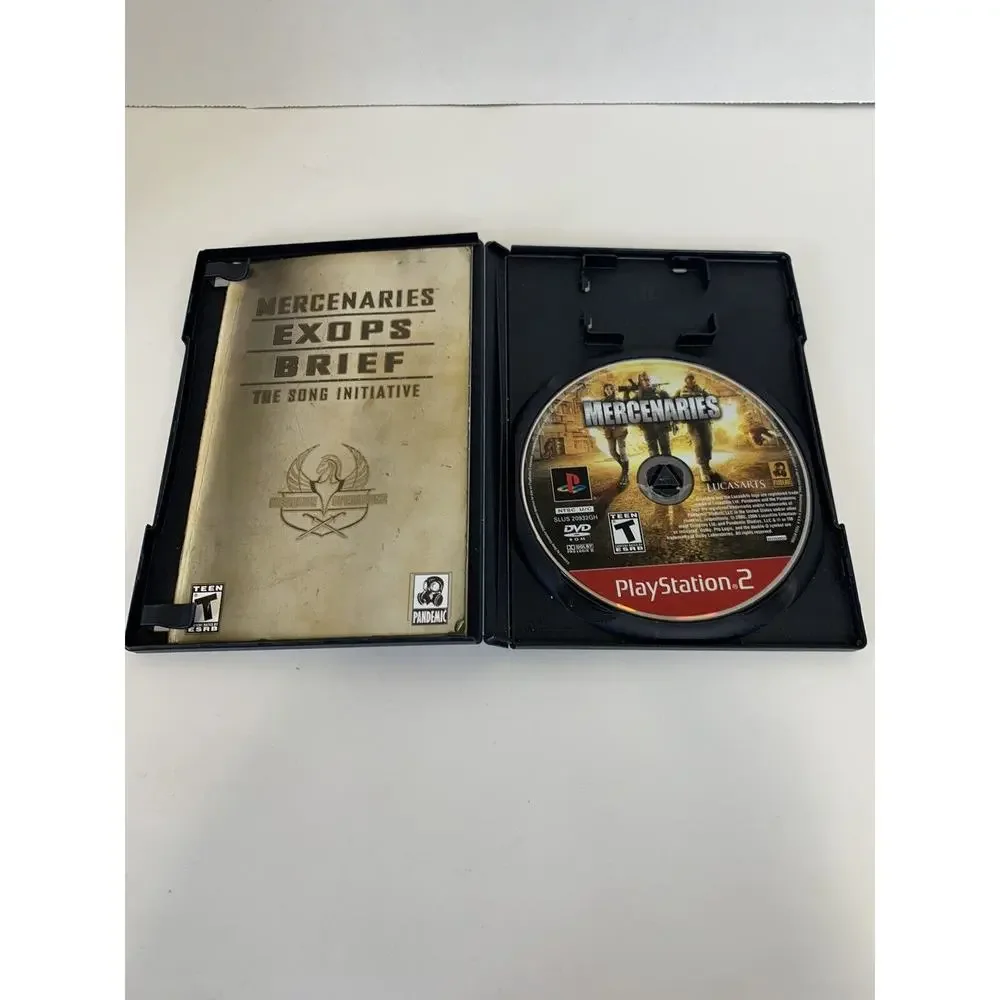 PS2 (4) TEEN RATING GAMES,TESTED, WORKING,‎ 3 with MANUALS, no manuals..SEE PIC